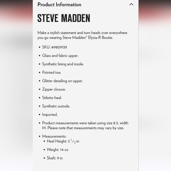 Steve Madden Elysia-R Rhinestone Bootie - Picture 7 of 15